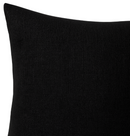 Dashes Print Mudcloth Pillow Cover in Black