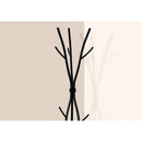 74-inch Freestanding Black Metal Coat Rack Entryway Hall Tree Umbrella Stand