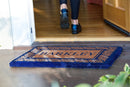 Blooming Hearts Border Personalized Doormats
