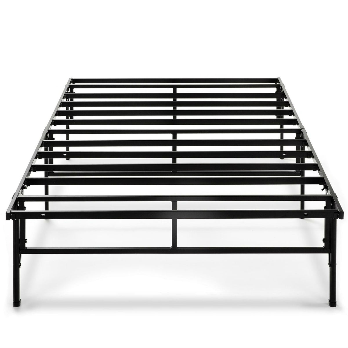 Twin XL Sturdy Metal Platform Bed Frame in Black, photo 2 of 3