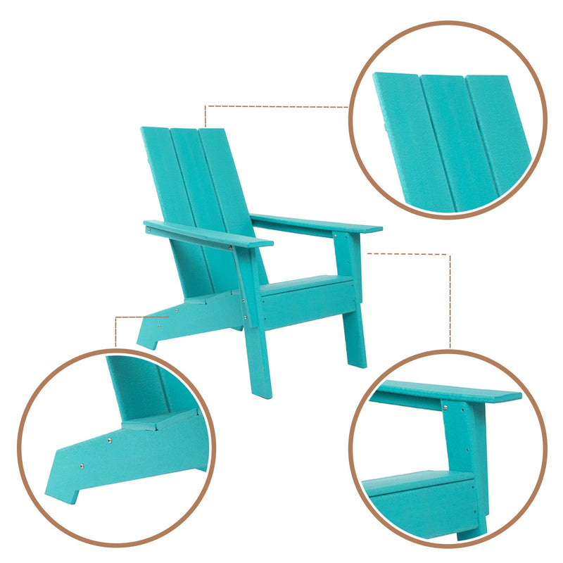 Modern Adirondack Chair by ResinTeak