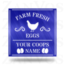 Farm Fresh Eggs Monogram