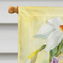 Tulips and Narcisuss House Flag 28x40 Porch Sleeve Pole Decorative Outside Yard Banner Artwork Wall Hanging, Polyester