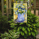 Blue and Yellow Flowers by Maureen Bonfield Garden Flag – Decorative Outdoor Yard Flag BMBO0730GF