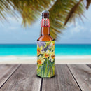 Daffodils by Maureen Bonfield Slim Can Hugger , Insulated Foam Hugger for 12 oz Slim Cans, Beer Bottles & Water Bottles, Printed in USA