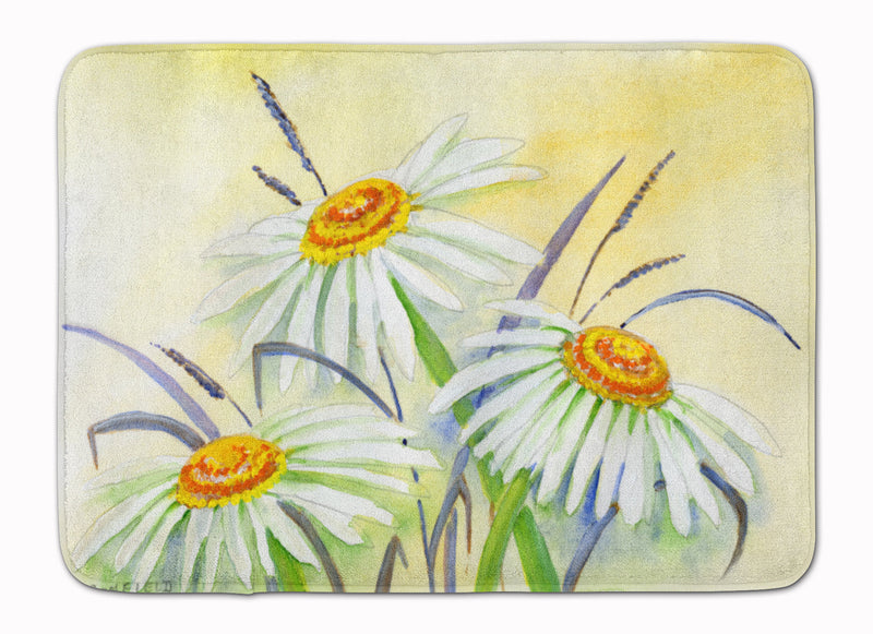 Daisies by Maureen Bonfield Machine Washable Memory Foam Mat BMBO1108RUG