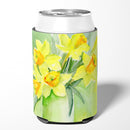 Daffodils by Maureen Bonfield Can or Bottle Hugger Cooler Sleeve for Standard 12 oz Cans, Insulated Foam Beer & Soda Can Hugger Reusable