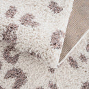 Zhen Pink Spots Leopard Rug - Clearance