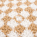 Kieu Mustard & Ivory Checkered Area Rug