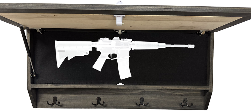Coat Rack Hidden Gun Storage - Mountain Escape