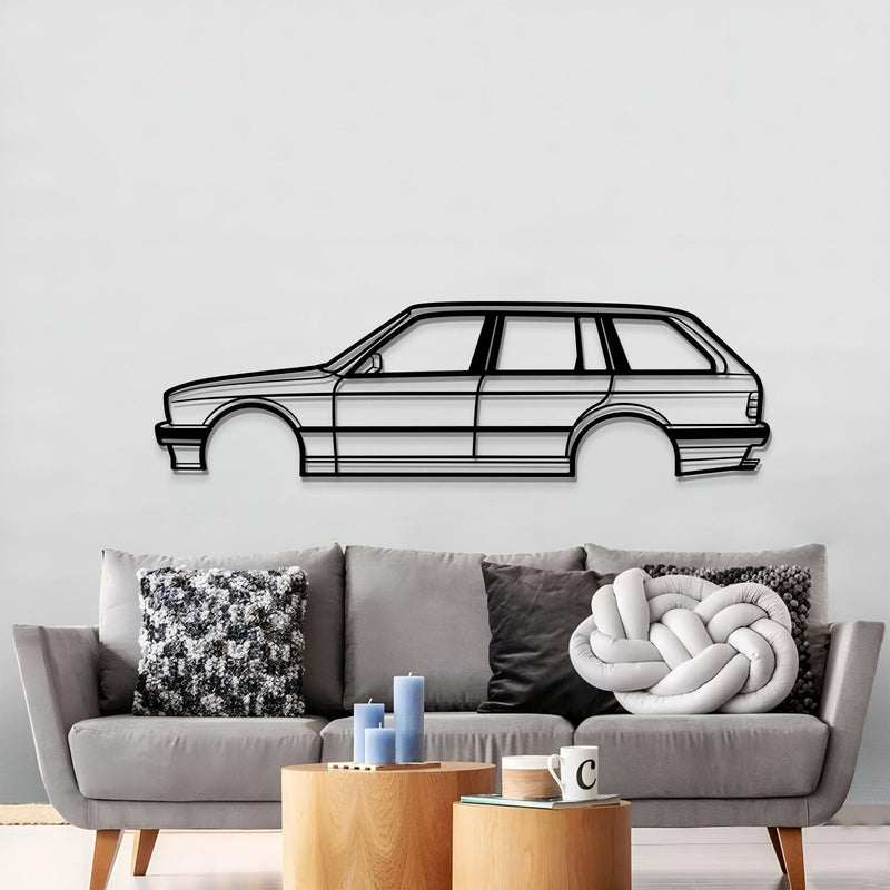 E30 Touring Metal Car Wall Art - MT0937