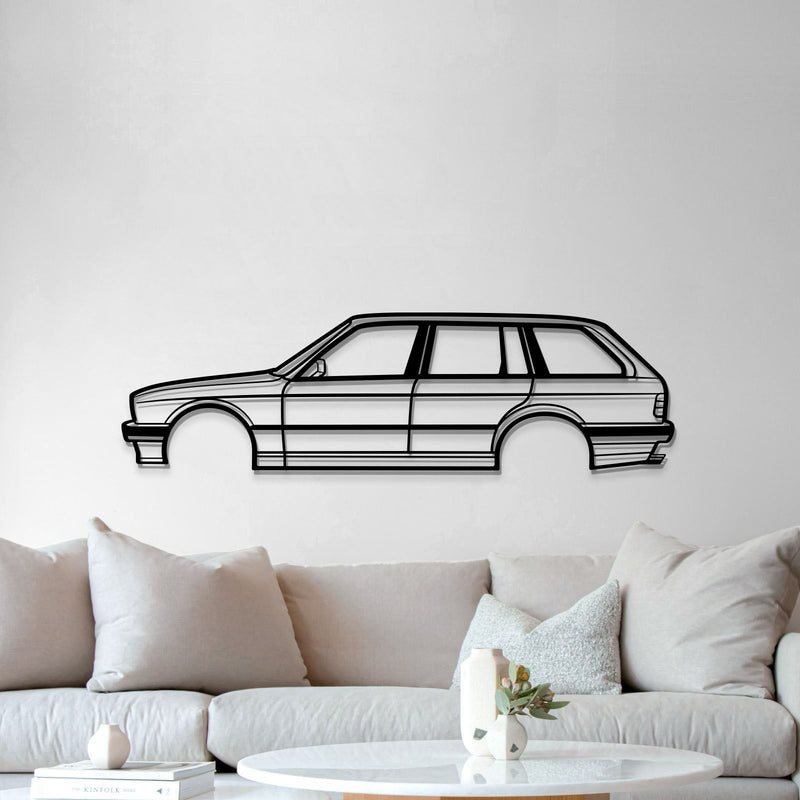 E30 Touring Metal Car Wall Art - MT0937