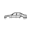 E34 M5 Metal Car Wall Art - MT0938