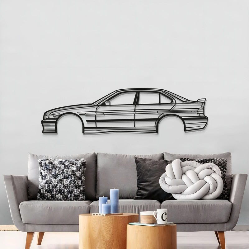 E36 ALPINA Metal Car Wall Art - MT0940