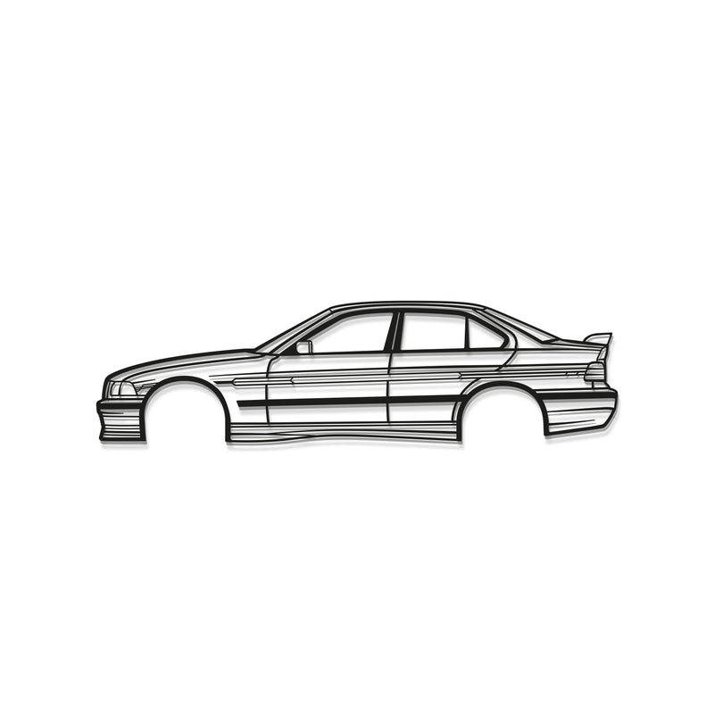 E36 ALPINA Metal Car Wall Art - MT0940