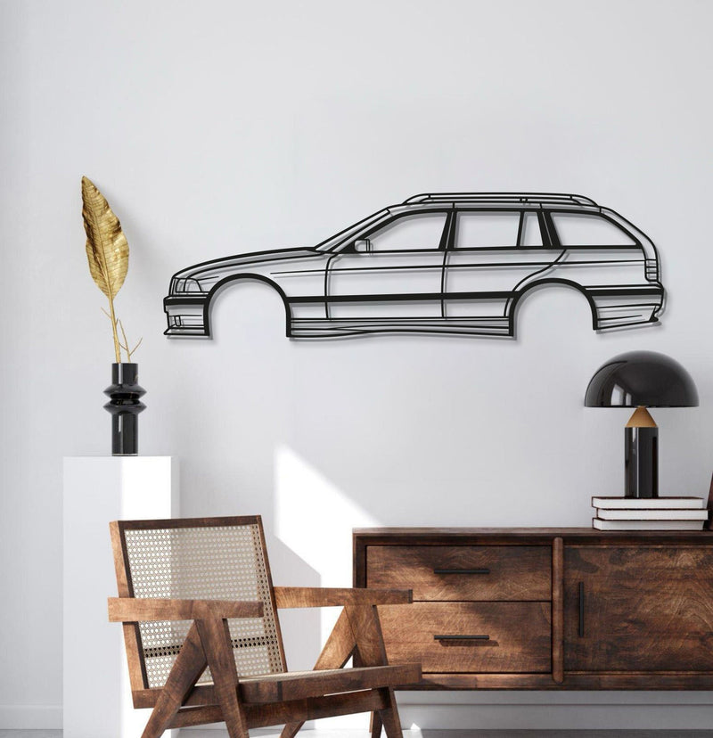 E36 Touring Metal Car Wall Art - MT0951