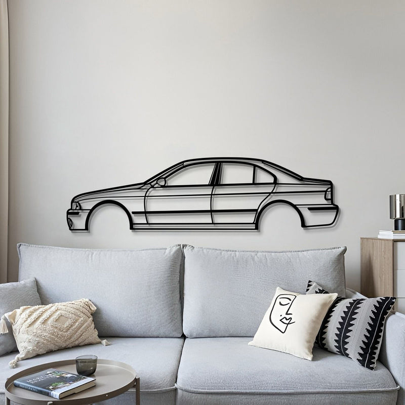 E39 M5 Metal Car Wall Art - MT0952