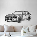 M760 XDrive Limousine Perspective Metal Car Wall Art  MT1244