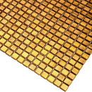Goldenrod Brown 12x12 Glossy Uniform Square Glass Mosaic Tile (20 pack, 18.69 sq ft/case)