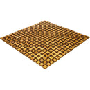 Goldenrod Brown 12x12 Glossy Uniform Square Glass Mosaic Tile (20 pack, 18.69 sq ft/case) - Sample
