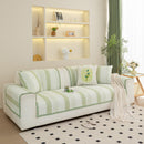 Striped Non-Slip Cooling Couch Cover, Summer Couch Pads for Seat Back Armrest