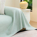 Cooling Embossed Botanical Couch Cover, Soft Ice Silk Furniture Protector for Sofa by Slipcover KAS™