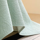 Cooling Embossed Botanical Couch Cover, Soft Ice Silk Furniture Protector for Sofa by Slipcover KAS™
