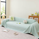 Cooling Embossed Botanical Couch Cover, Soft Ice Silk Furniture Protector for Sofa by Slipcover KAS™