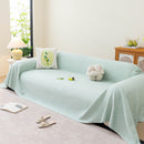 Cooling Embossed Botanical Couch Cover, Soft Ice Silk Furniture Protector for Sofa by Slipcover KAS™