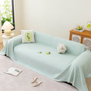 Cooling Embossed Botanical Couch Cover, Soft Ice Silk Furniture Protector for Sofa by Slipcover KAS™