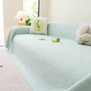 Cooling Embossed Botanical Couch Cover, Soft Ice Silk Furniture Protector for Sofa by Slipcover KAS™