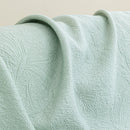 Cooling Embossed Botanical Couch Cover, Soft Ice Silk Furniture Protector for Sofa by Slipcover KAS™