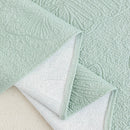 Cooling Embossed Botanical Couch Cover, Soft Ice Silk Furniture Protector for Sofa by Slipcover KAS™