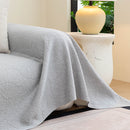 Cooling Embossed Botanical Couch Cover, Soft Ice Silk Furniture Protector for Sofa by Slipcover KAS™