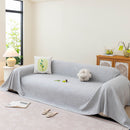 Cooling Embossed Botanical Couch Cover, Soft Ice Silk Furniture Protector for Sofa by Slipcover KAS™