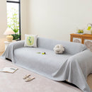 Cooling Embossed Botanical Couch Cover, Soft Ice Silk Furniture Protector for Sofa by Slipcover KAS™
