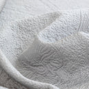 Cooling Embossed Botanical Couch Cover, Soft Ice Silk Furniture Protector for Sofa by Slipcover KAS™