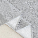Cooling Embossed Botanical Couch Cover, Soft Ice Silk Furniture Protector for Sofa by Slipcover KAS™