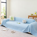 Cooling Embossed Botanical Couch Cover, Soft Ice Silk Furniture Protector for Sofa by Slipcover KAS™
