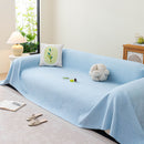 Cooling Embossed Botanical Couch Cover, Soft Ice Silk Furniture Protector for Sofa by Slipcover KAS™