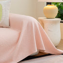 Cooling Embossed Botanical Couch Cover, Soft Ice Silk Furniture Protector for Sofa by Slipcover KAS™