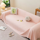Cooling Embossed Botanical Couch Cover, Soft Ice Silk Furniture Protector for Sofa by Slipcover KAS™