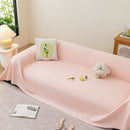 Cooling Embossed Botanical Couch Cover, Soft Ice Silk Furniture Protector for Sofa by Slipcover KAS™