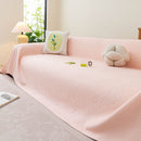 Cooling Embossed Botanical Couch Cover, Soft Ice Silk Furniture Protector for Sofa by Slipcover KAS™