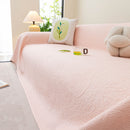 Cooling Embossed Botanical Couch Cover, Soft Ice Silk Furniture Protector for Sofa by Slipcover KAS™
