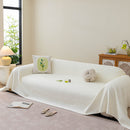 Cooling Embossed Botanical Couch Cover, Soft Ice Silk Furniture Protector for Sofa by Slipcover KAS™