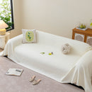 Cooling Embossed Botanical Couch Cover, Soft Ice Silk Furniture Protector for Sofa by Slipcover KAS™