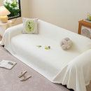 Cooling Embossed Botanical Couch Cover, Soft Ice Silk Furniture Protector for Sofa by Slipcover KAS™