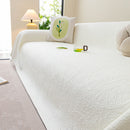 Cooling Embossed Botanical Couch Cover, Soft Ice Silk Furniture Protector for Sofa by Slipcover KAS™