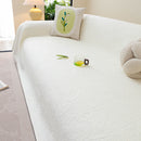 Cooling Embossed Botanical Couch Cover, Soft Ice Silk Furniture Protector for Sofa by Slipcover KAS™
